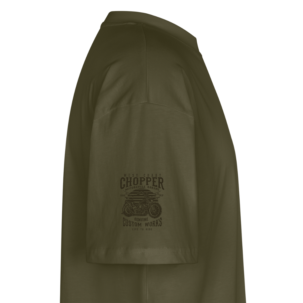 Stanley/Stella Uniseks oversized bio T-shirt Blaster - kaki