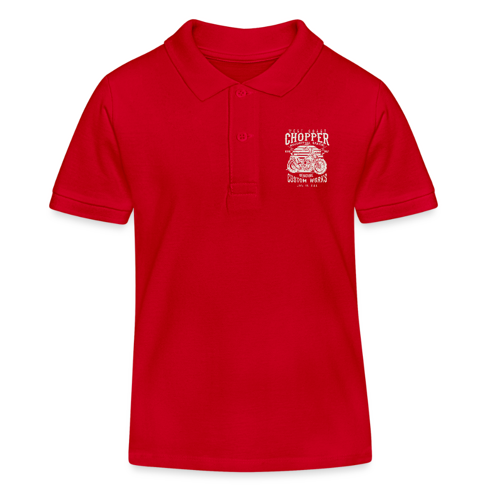 Stanley/Stella Kinderen bio-poloshirt MINI SPRINTER - rood