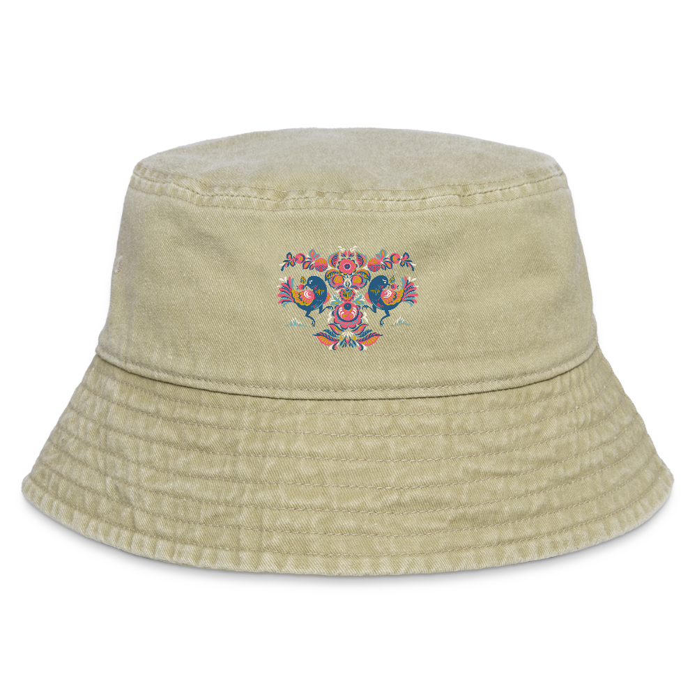 Vintage vissershoed - vintage beige
