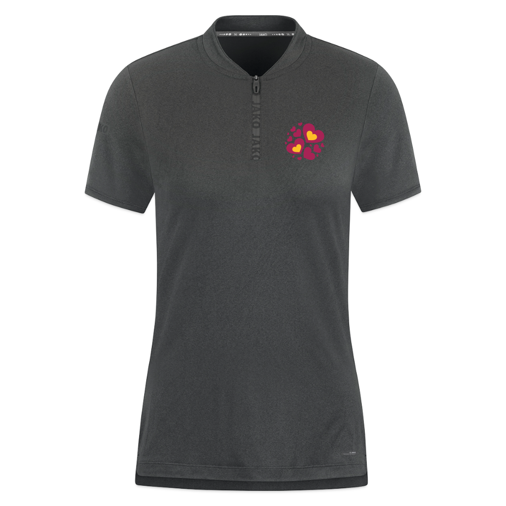 JAKO Vrouwen poloshirt Pro Casual - grafietgrijs