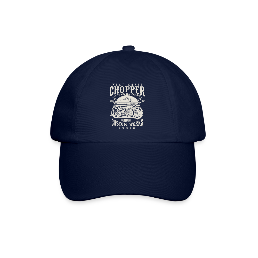 Baseballcap - blauw/blauw