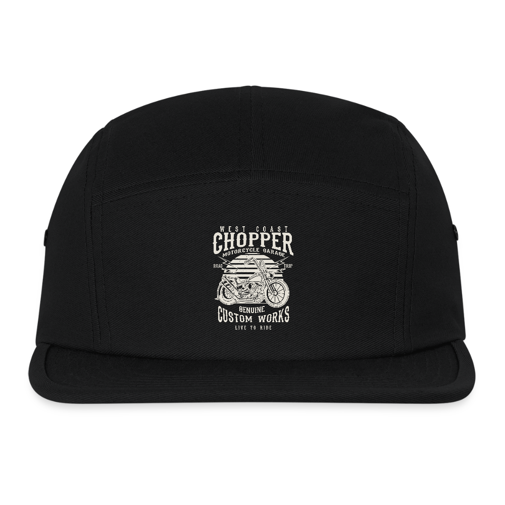 Canvas camper pet - zwart