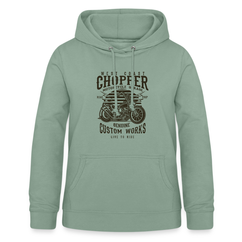 Vrouwen hoodie - grijsgroen