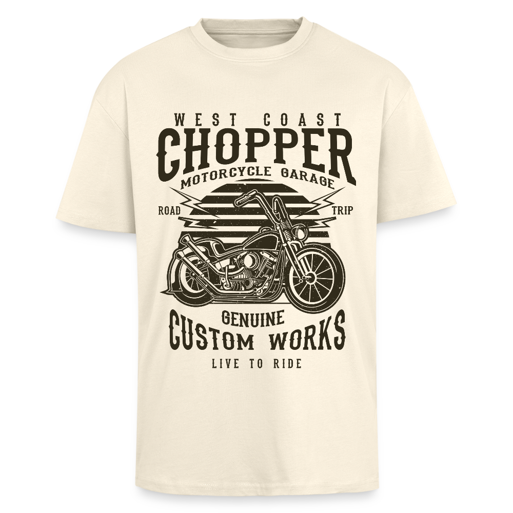 Dik oversized T-shirt - creme