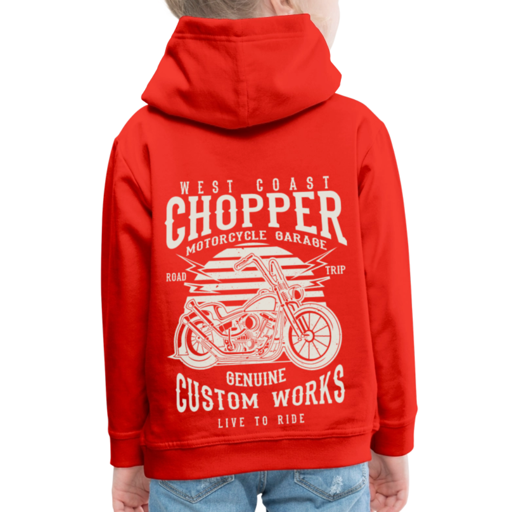 Kinderen trui Premium met capuchon - rood