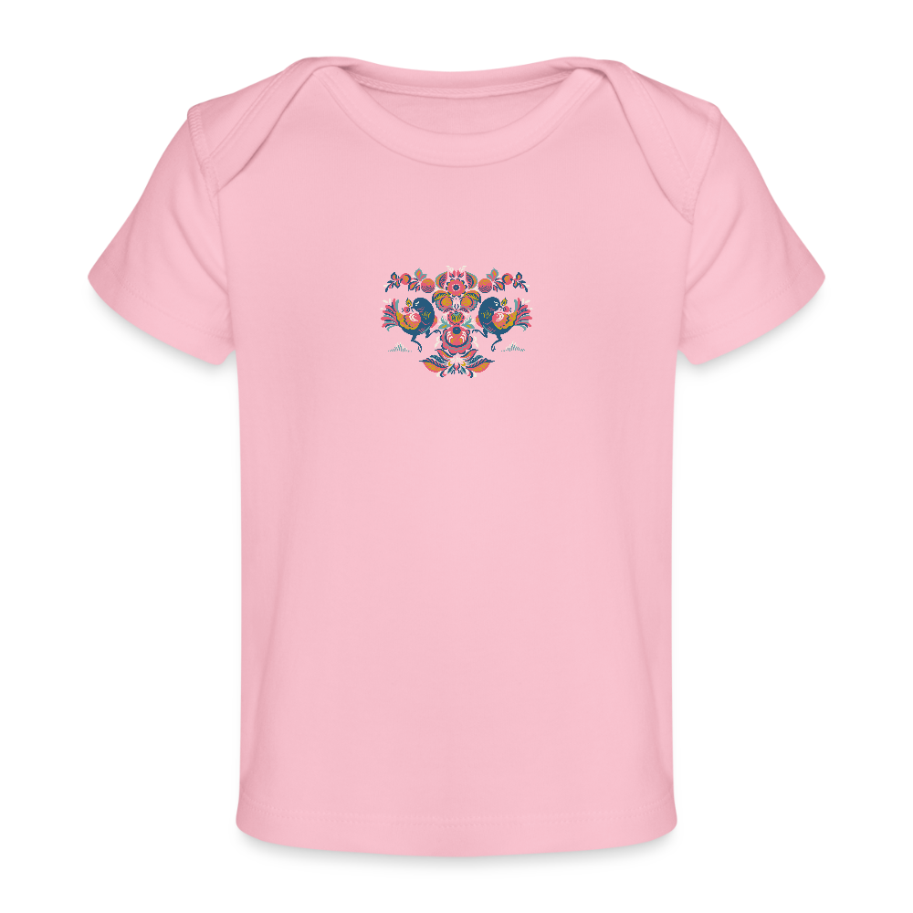 Baby bio-T-shirt - light roze