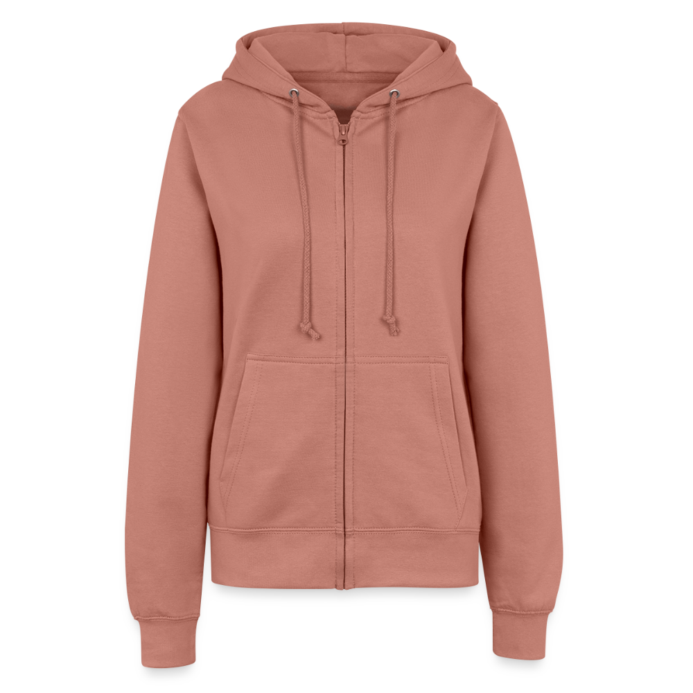 Vrouwen ziphoodie - altrosa