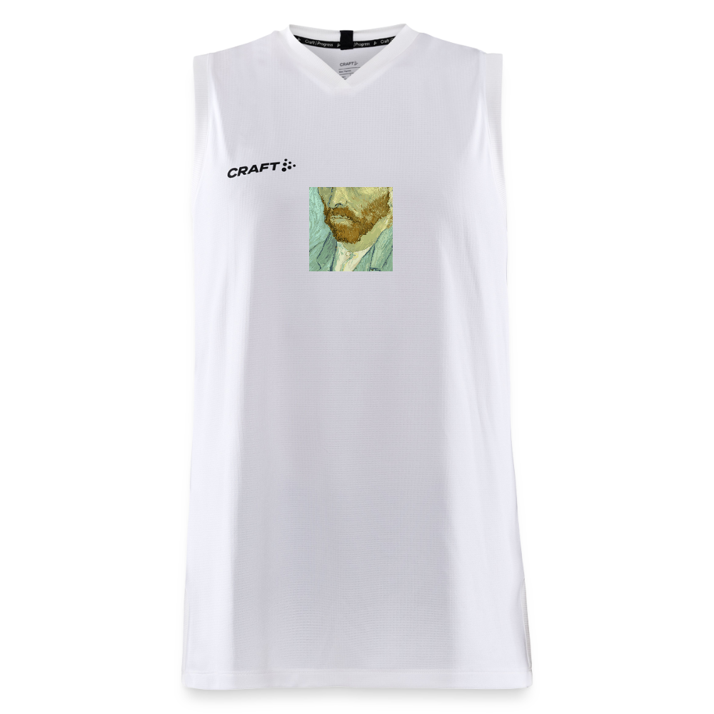 CRAFT Progress kinder-basketbalshirt - wit