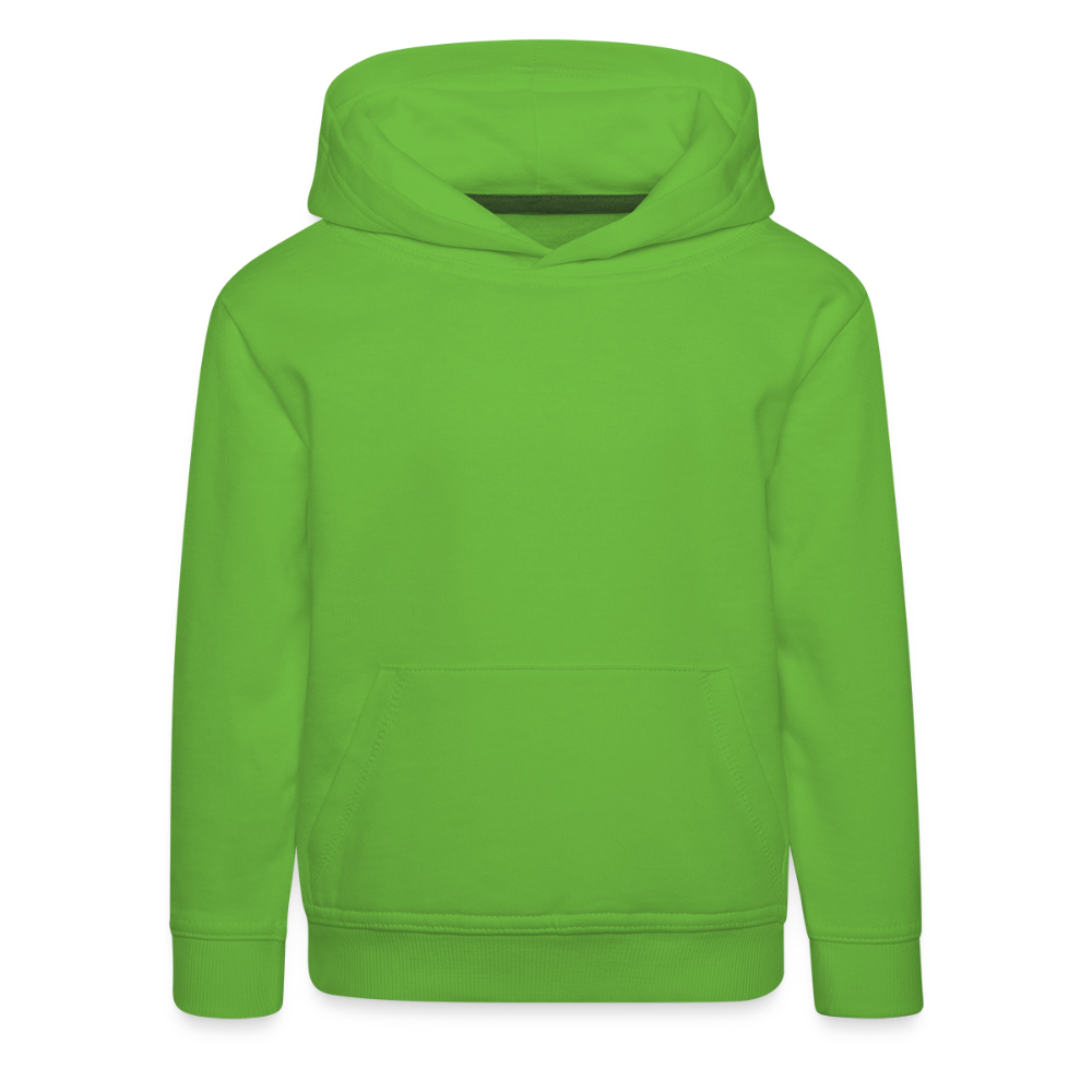 Kinderen trui Premium met capuchon - lichtgroen