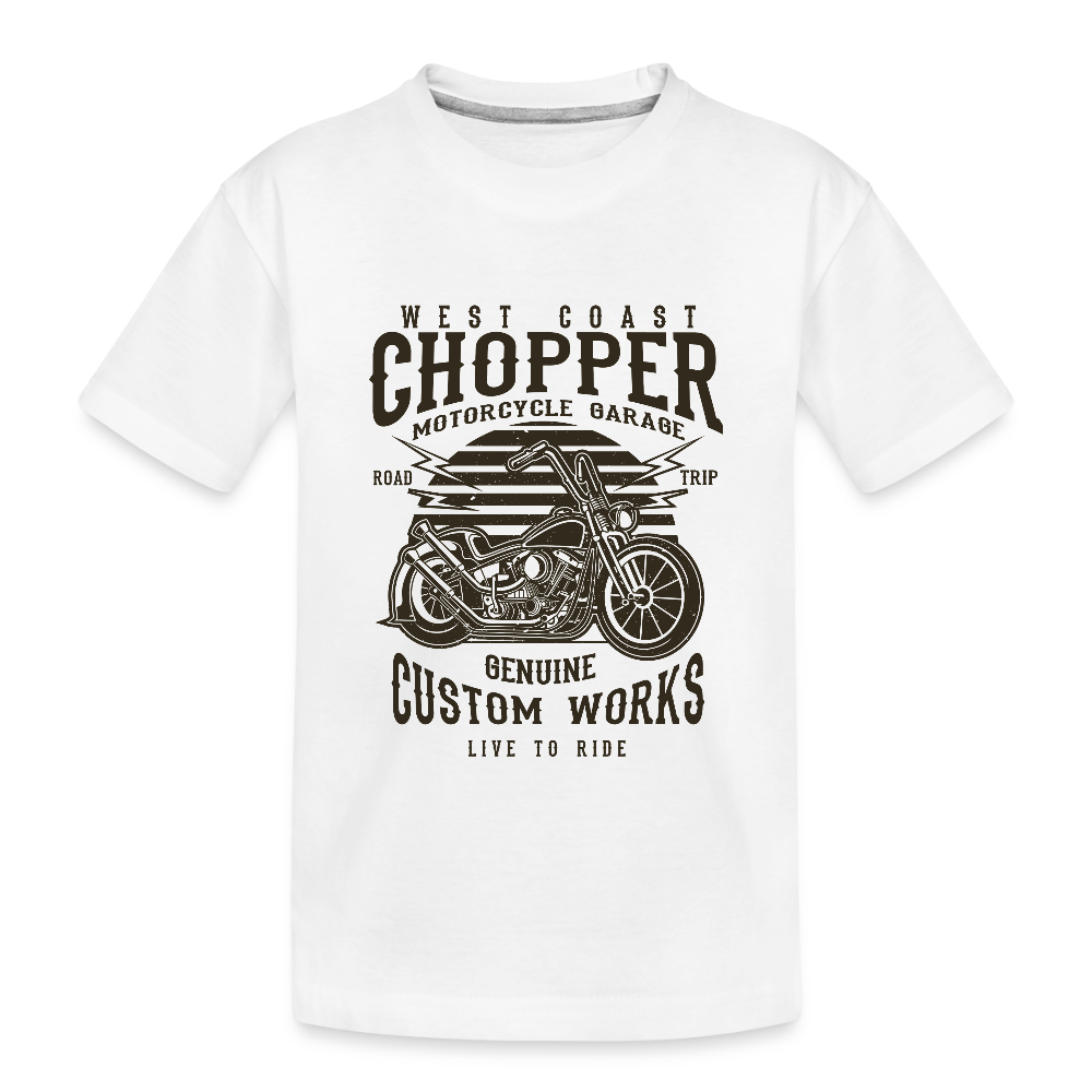 Kinderen premium biologisch T-shirt - wit