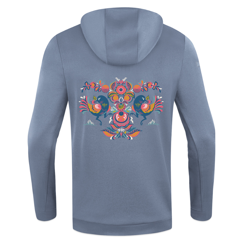 JAKO Ziphoodie Pro Casual - blauwgrijs