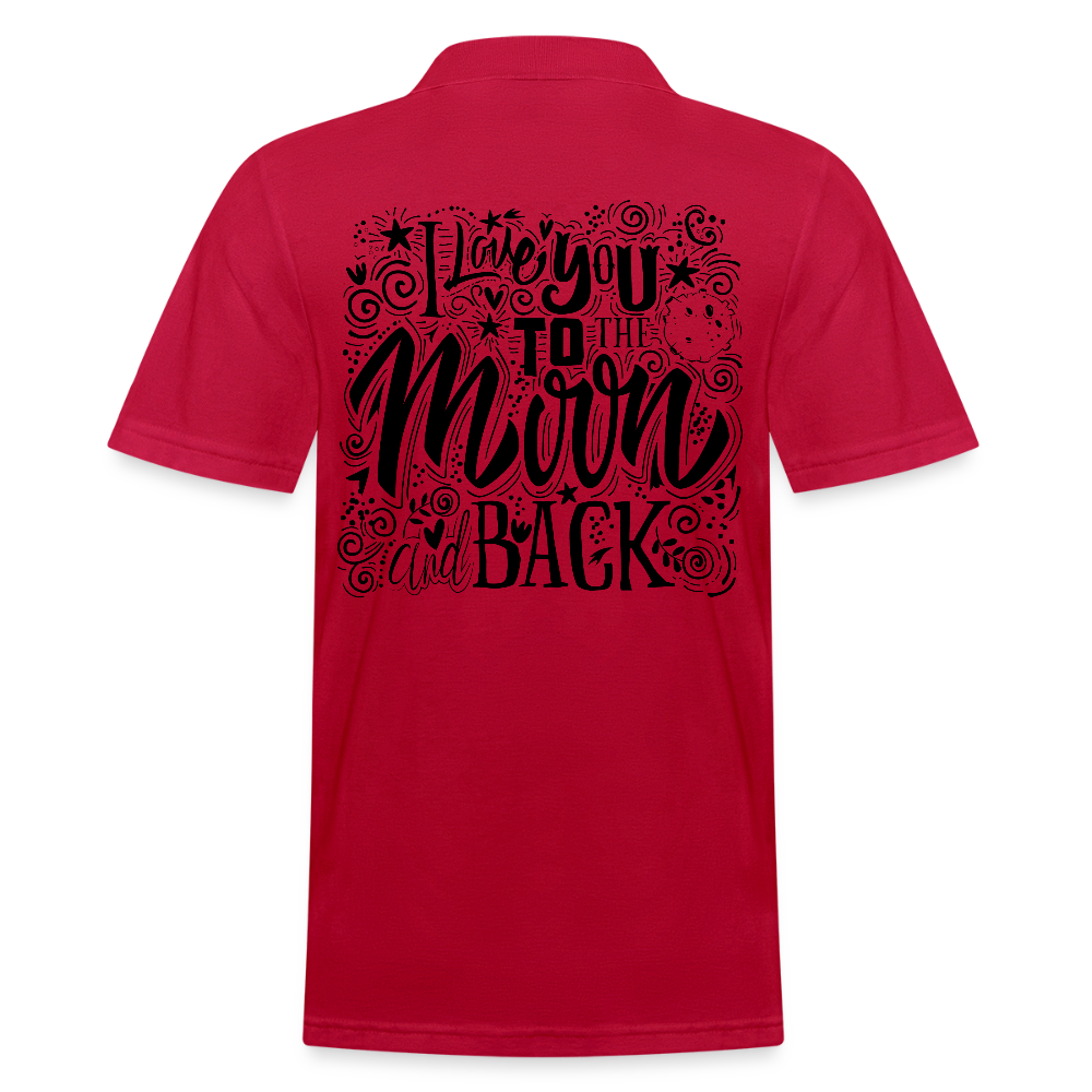 Mannen poloshirt - cherry red