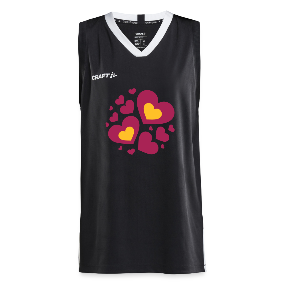 CRAFT Progress teenager basketbalshirt - zwart