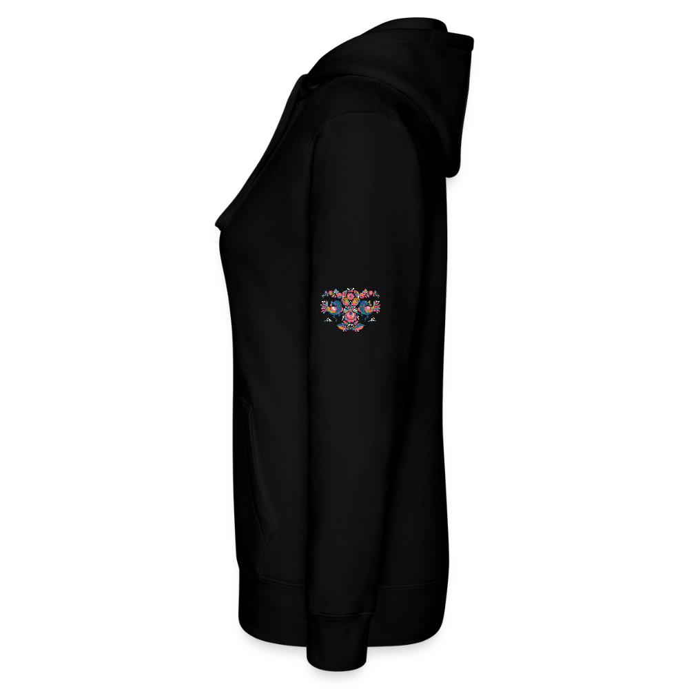 Vrouwenhoodie van Russell - zwart