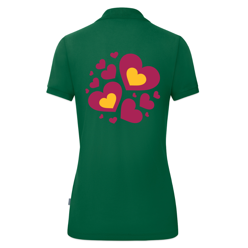 JAKO Vrouwen polo Organic - kelly groen