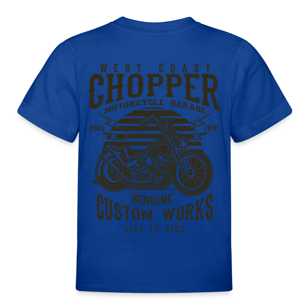 Teenager T-shirt - koningsblauw