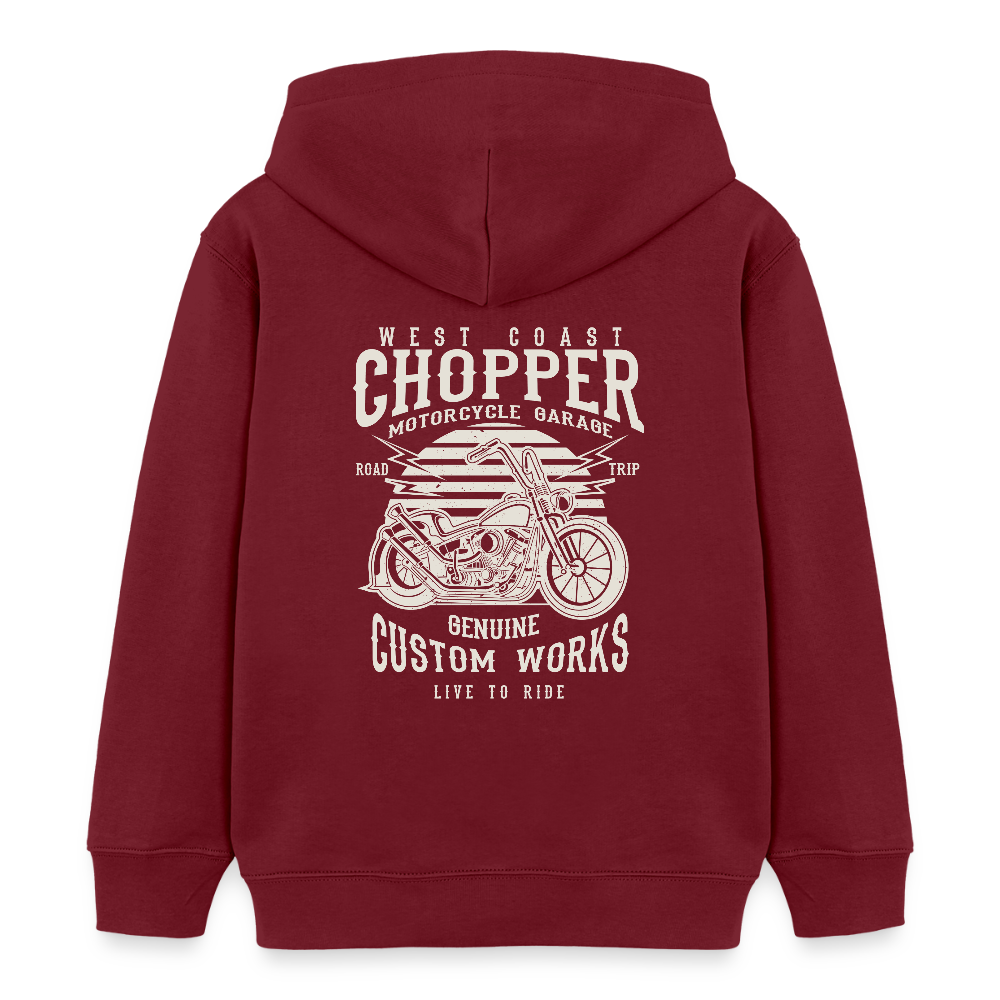 Stanley/Stella Kinder-bio-hoodie Mini Cruiser - bourgognerood