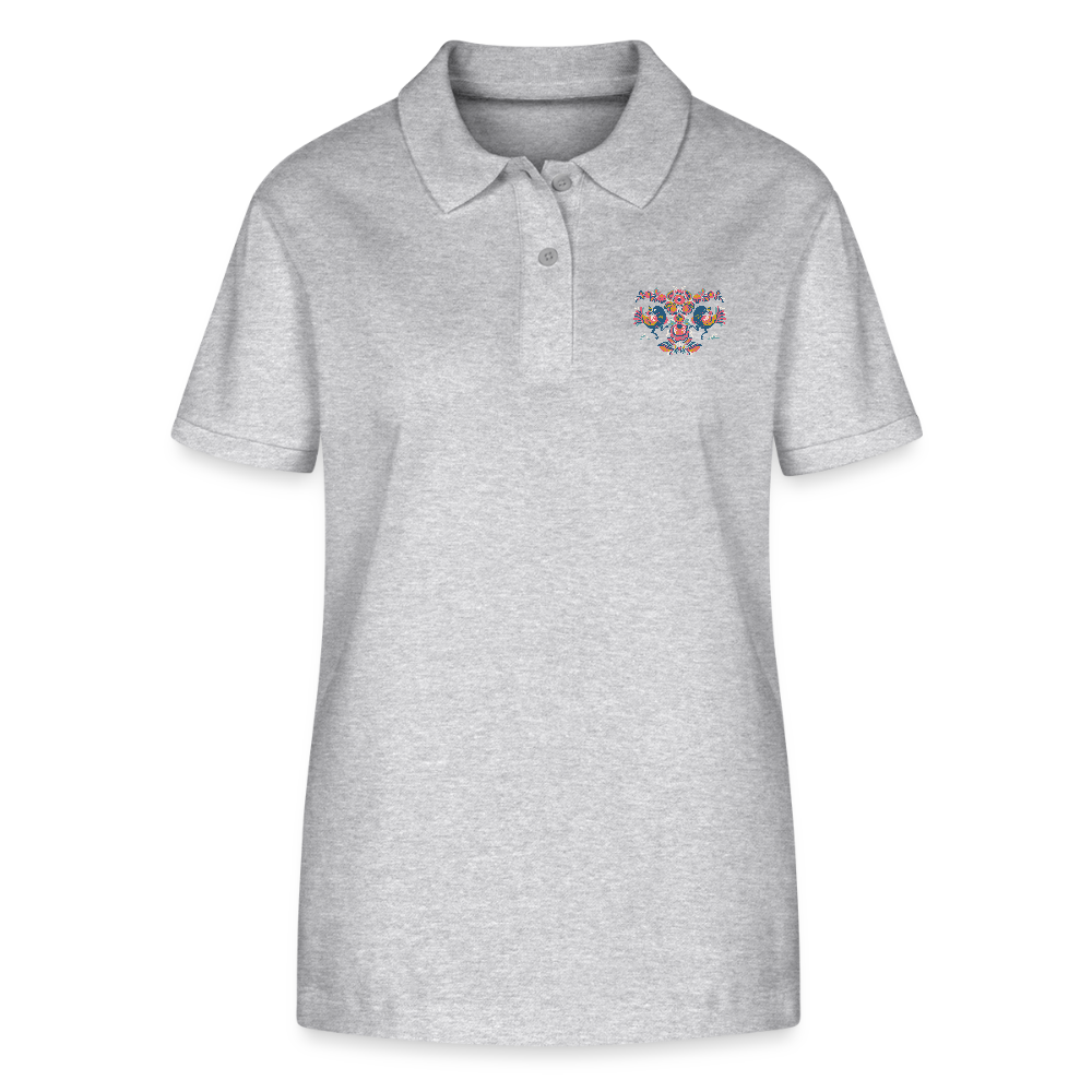 Stanley/Stella Vrouwen bio poloshirt ELLISER - grijs gemêleerd