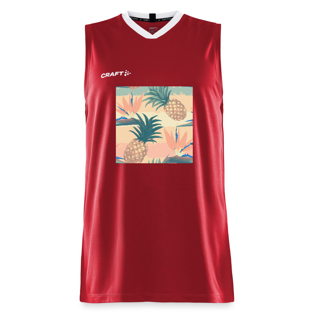 CRAFT Progress kinder-basketbalshirt - donkerrood