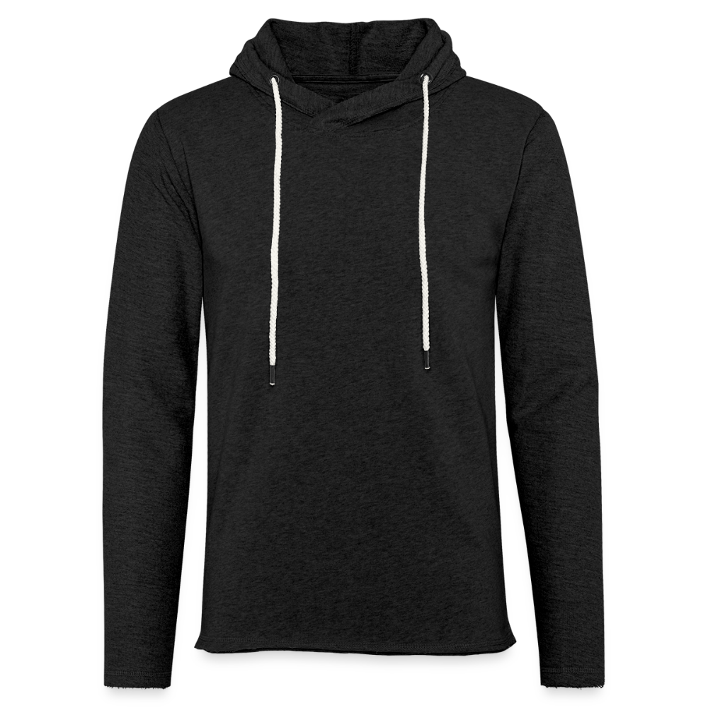 Lichte hoodie unisex - houtskool