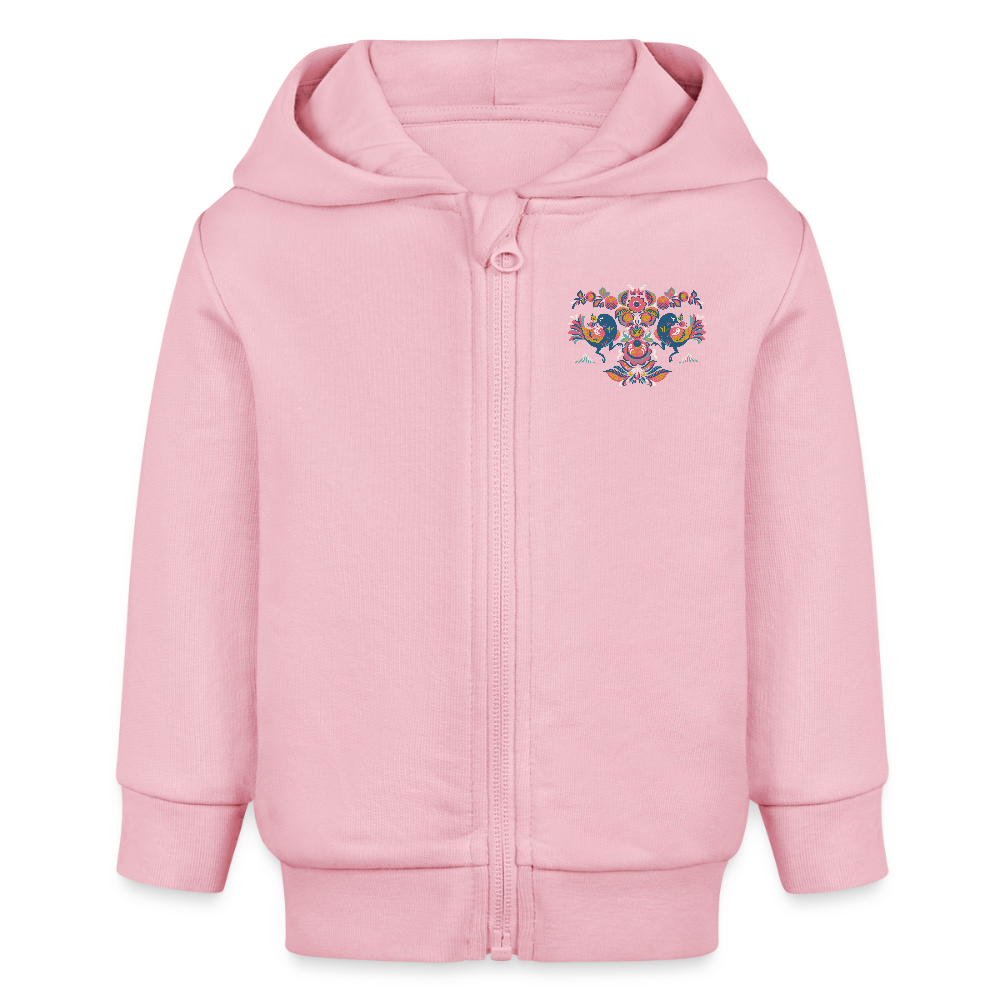 Stanley/Stella Bio zip-hoodie BABY CONNECTOR - lichtroze