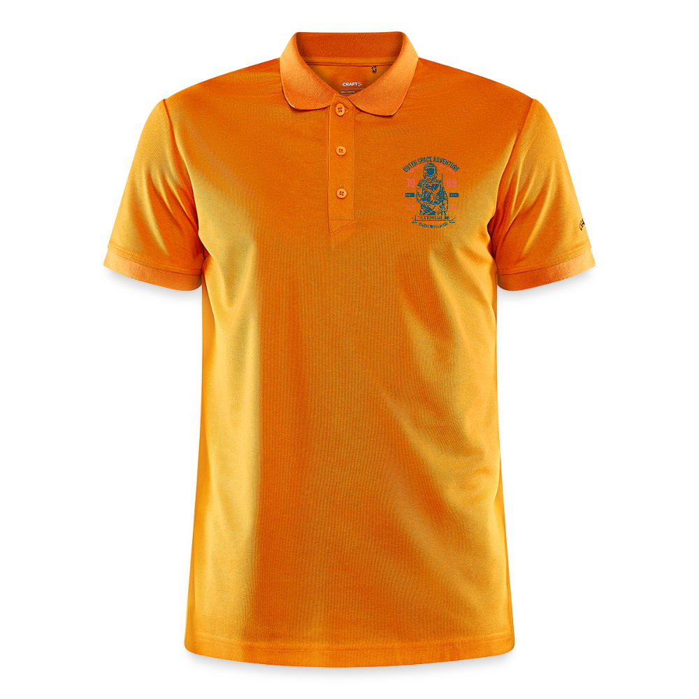 CRAFT Core Unify polo - lichtoranje gemêleerd