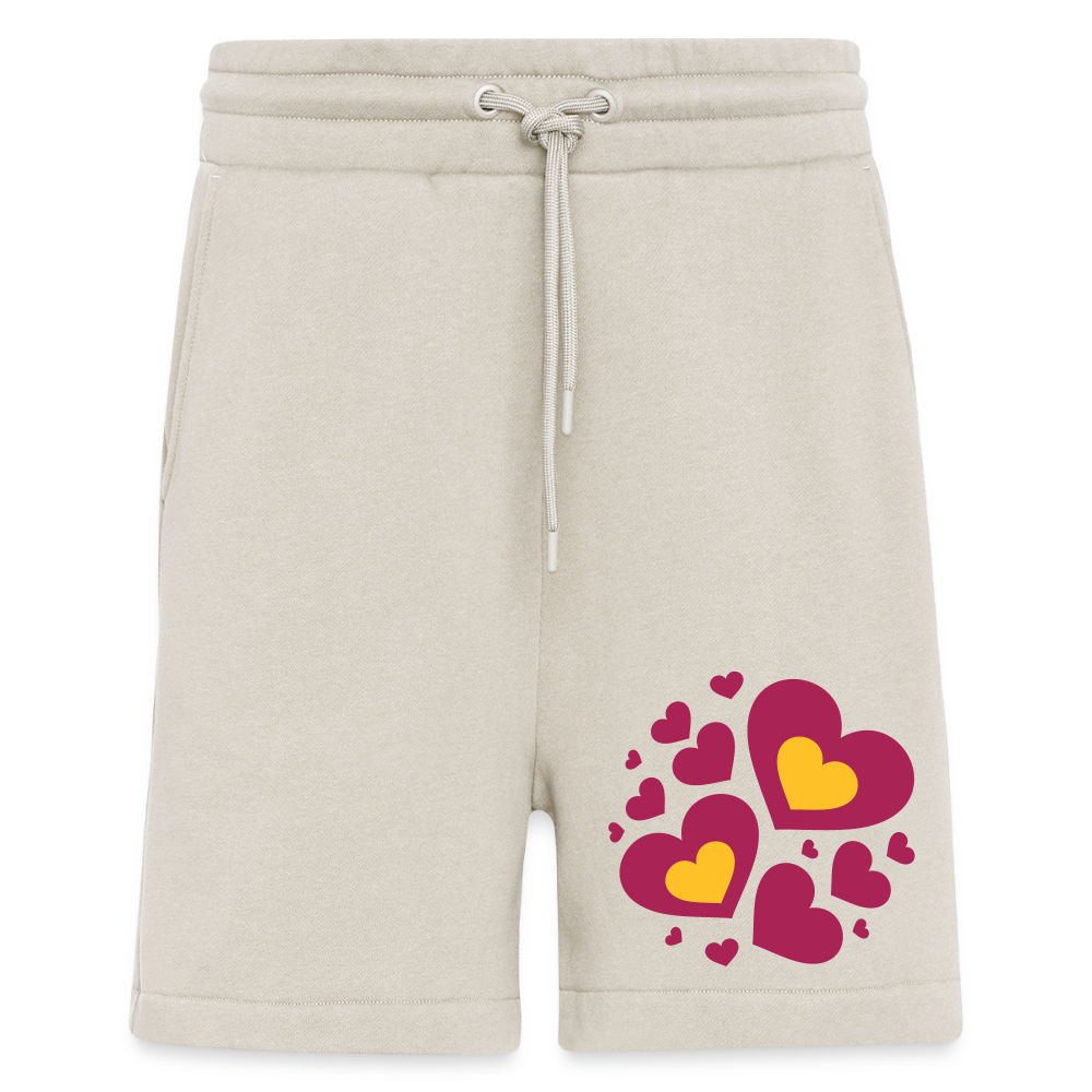 Organic relaxed shorts made in EU - WARM CLAY