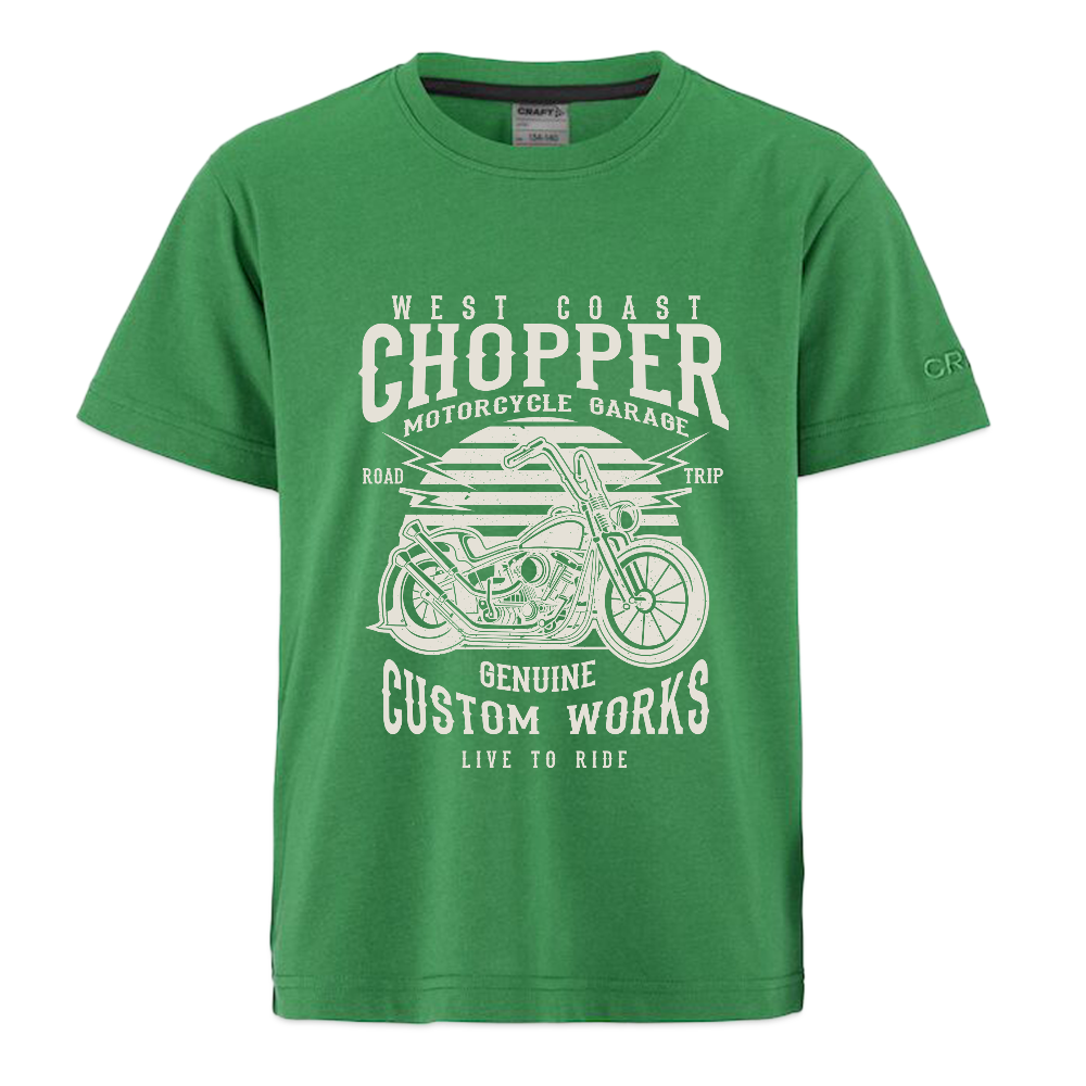 CRAFT Community 2.0 tieners T-shirt - smaragdgroen