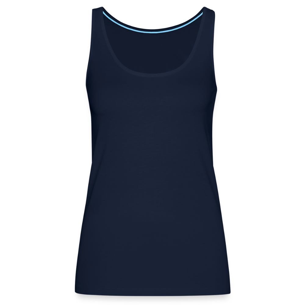 Vrouwen Premium tank top - navy