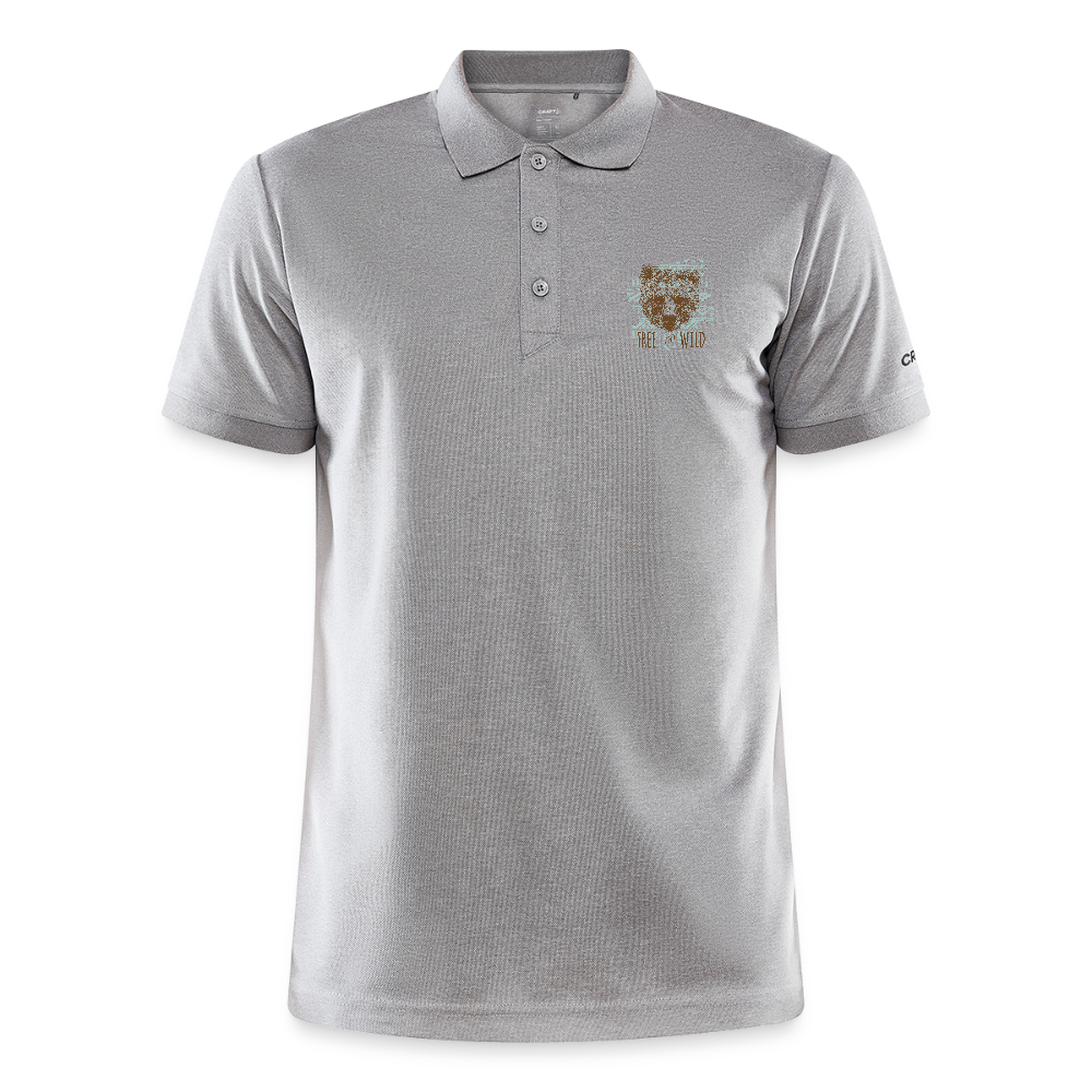 CRAFT Core Unify polo - grijs gemêleerd