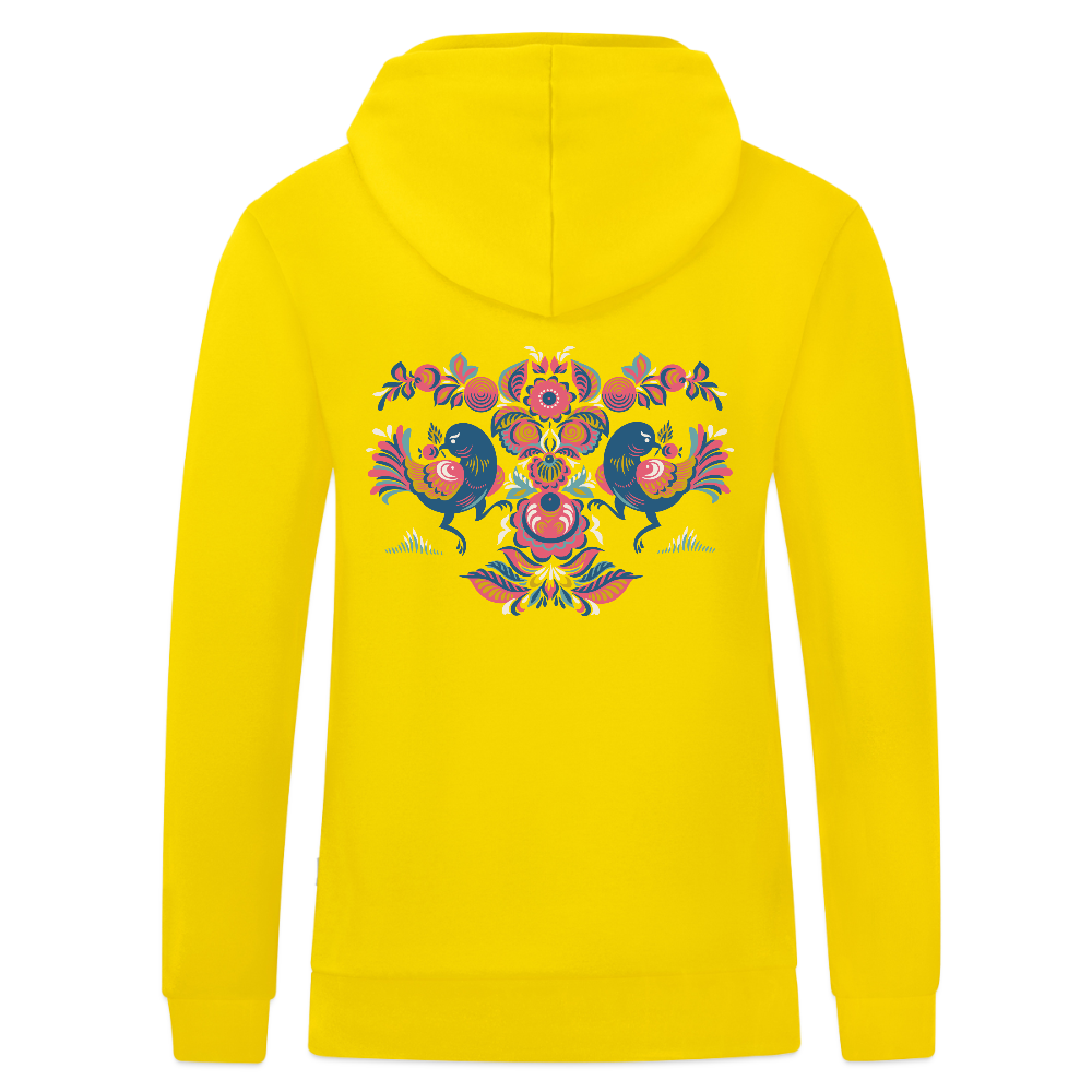 JAKO Ziphoodie Organic - geel