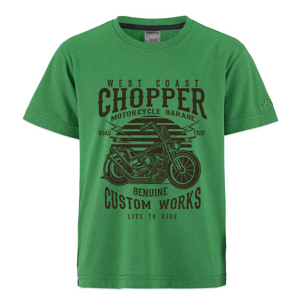 CRAFT Community 2.0 kinder-T-shirt - smaragdgroen