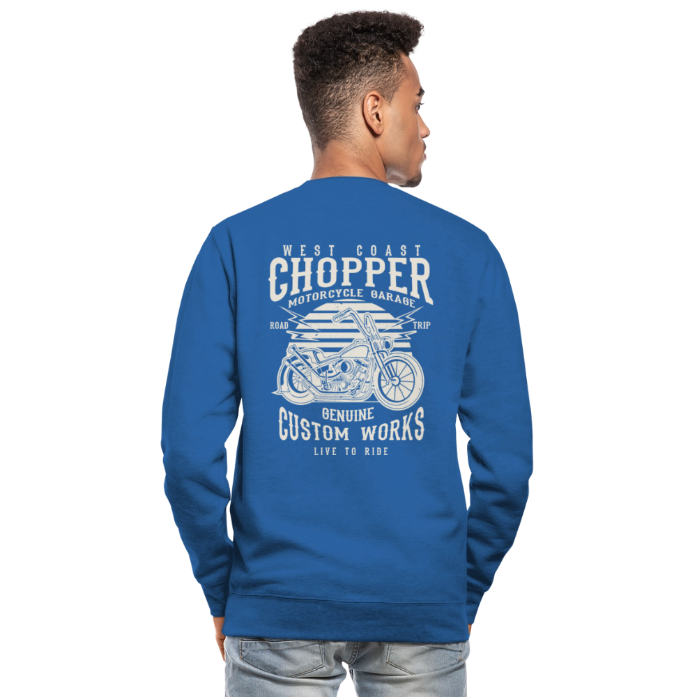 Unisex sweater - koningsblauw