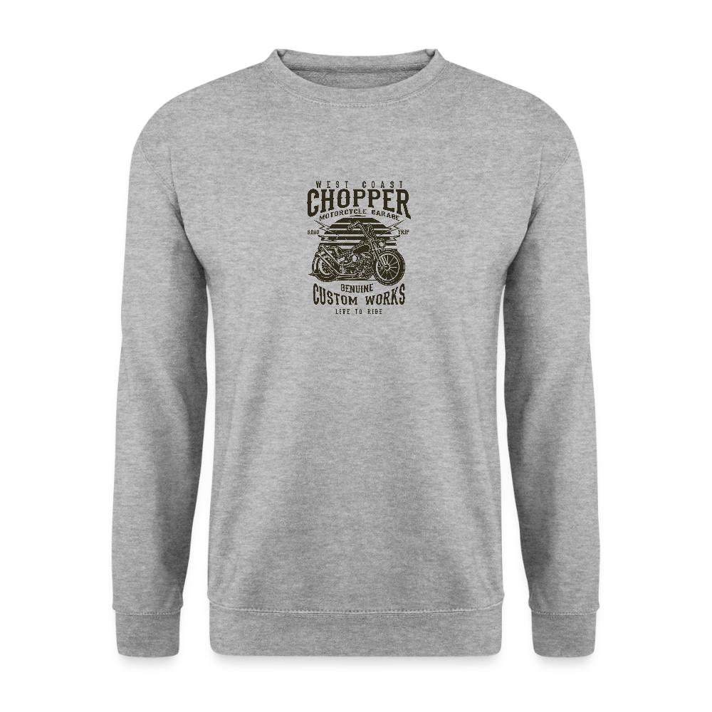 Unisex sweater - witgrijs gemêleerd