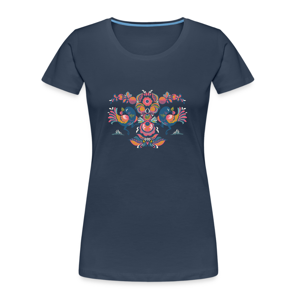 Vrouwen premium bio T-shirt - navy