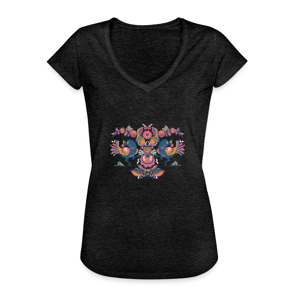 Vrouwen Vintage T-shirt - houtskool
