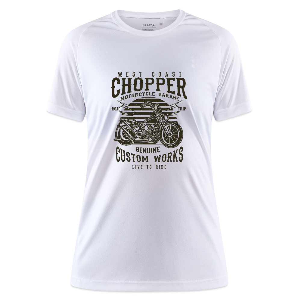 CRAFT Core Unify vrouwen training-T-shirt - wit