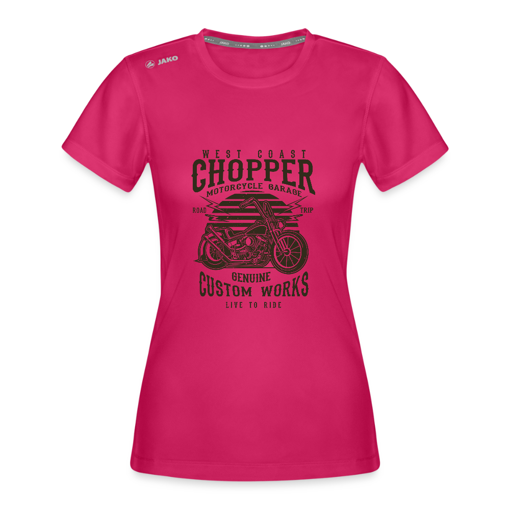 JAKO Vrouwen T-shirt Run 2.0 - donker roze