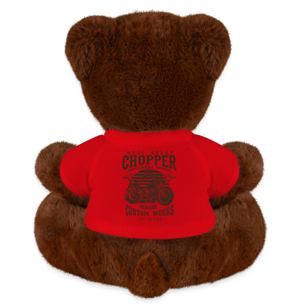 MiniFeet® RecycelBär® bruin - rood