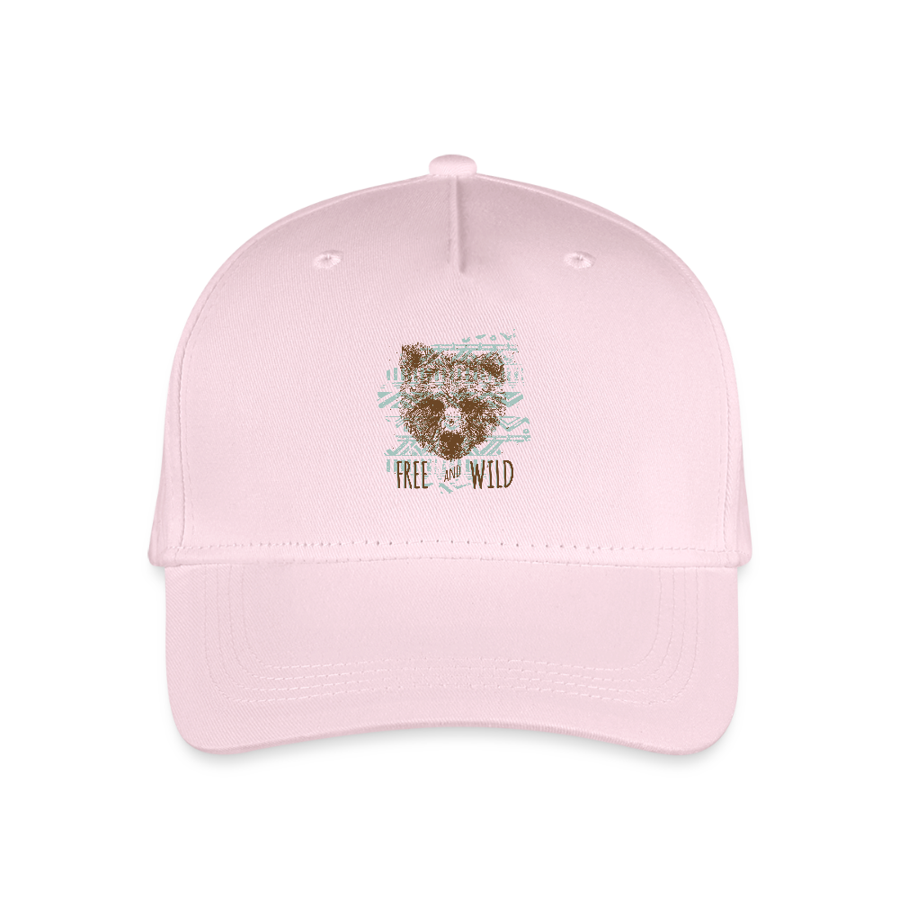Bio kinder basecap - lichtroze