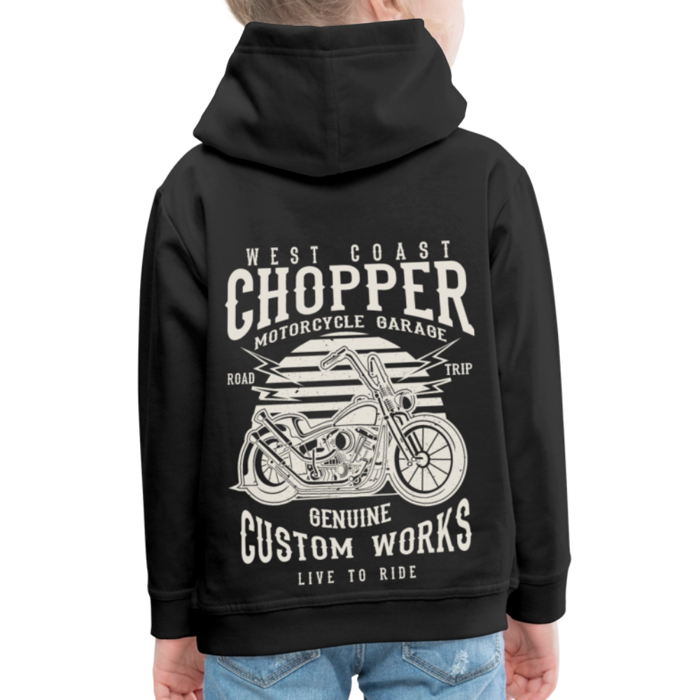 Kinderen trui Premium met capuchon - zwart