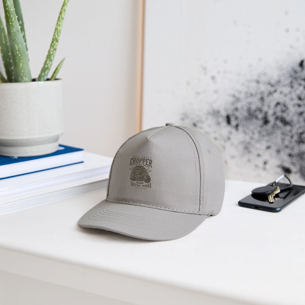 Biologische baseballpet - lichtgrijs