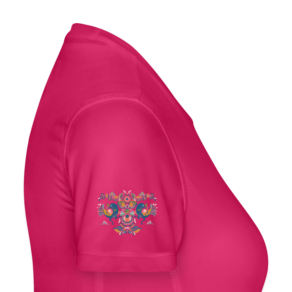 JAKO Vrouwen T-shirt Run 2.0 - donker roze