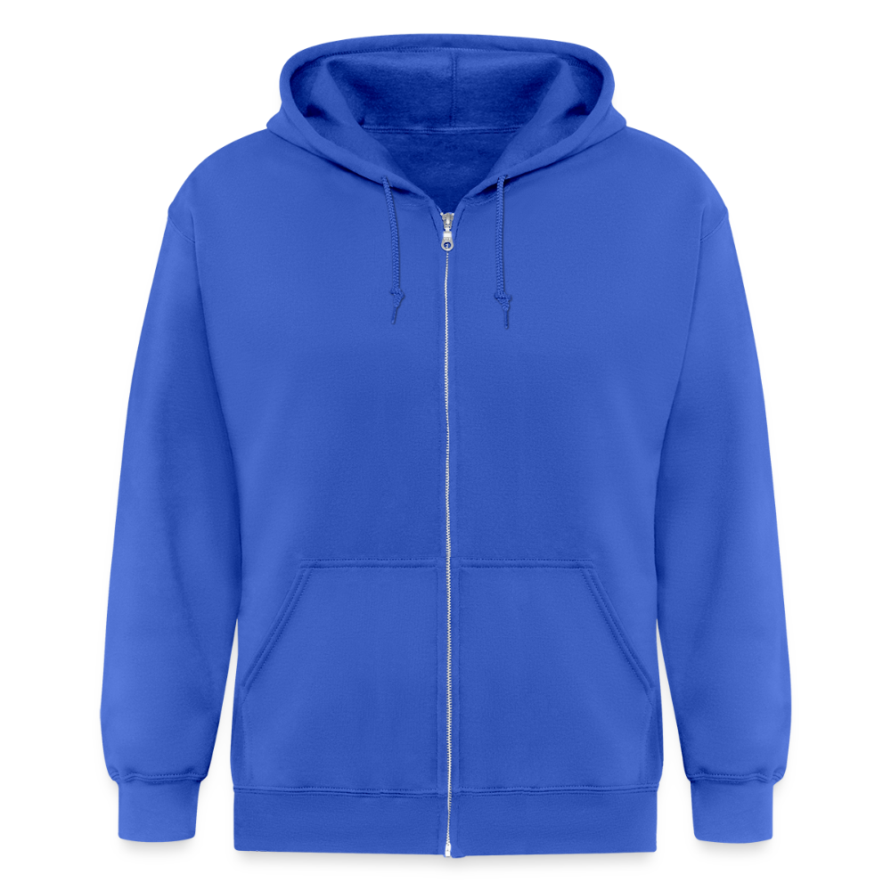 Mannenjack Heavyweight met capuchon - koningsblauw