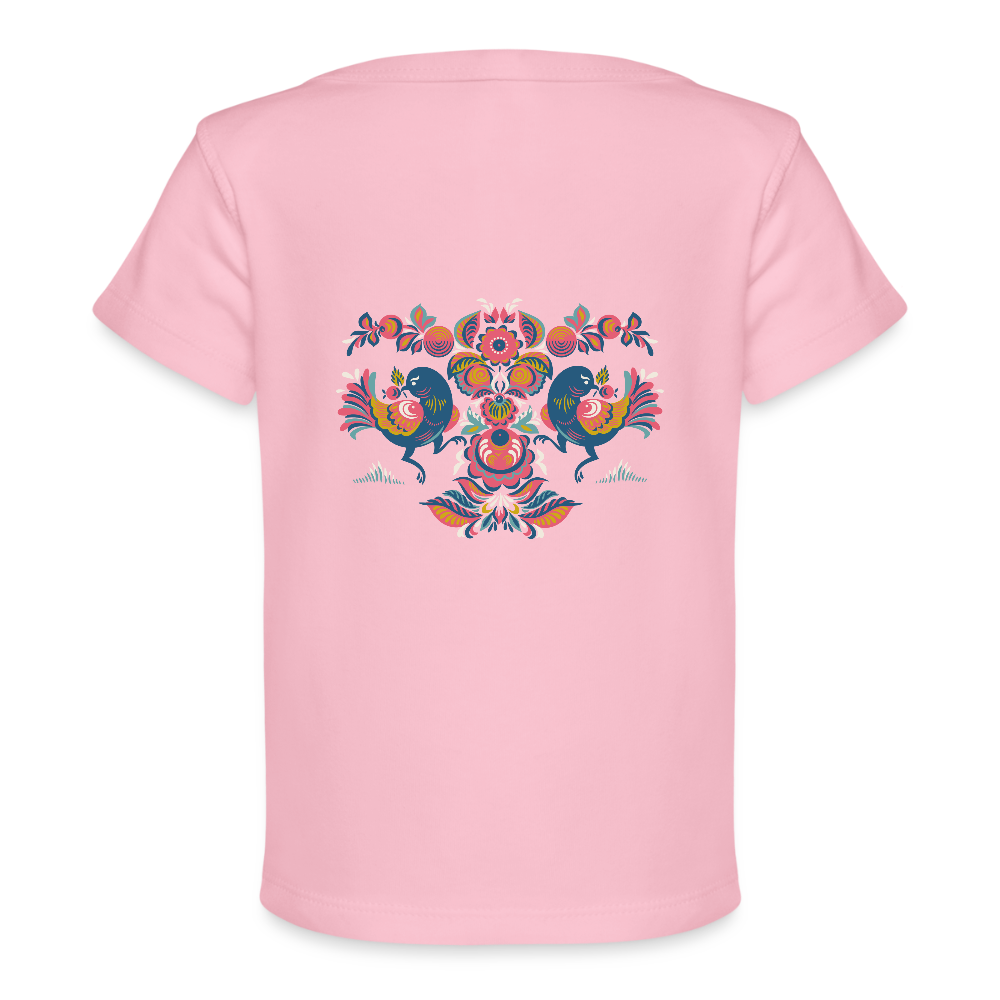 Baby bio-T-shirt - light roze