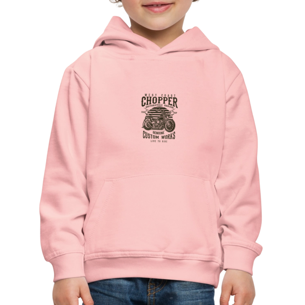 Kinderen trui Premium met capuchon - kristalroze