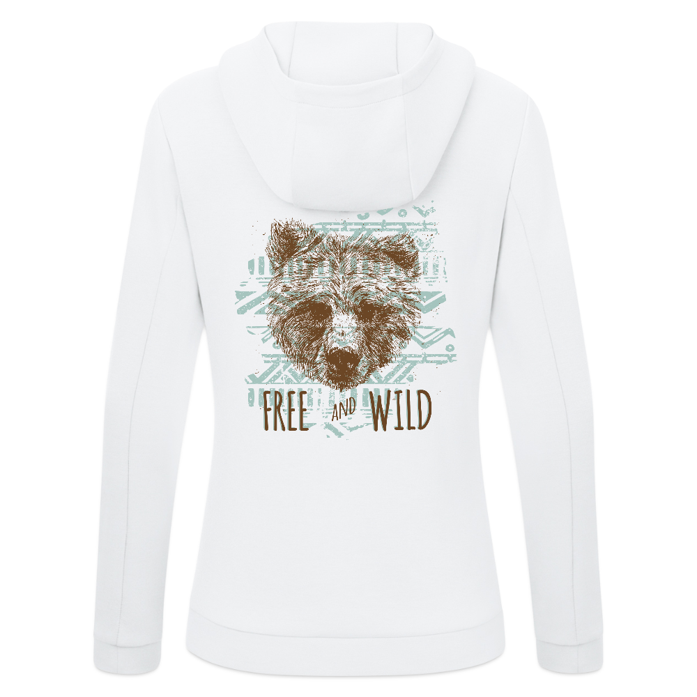 JAKO Vrouwen ziphoodie Pro Casual - wit