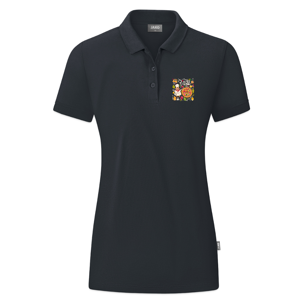 JAKO Vrouwen polo Organic - houtskool