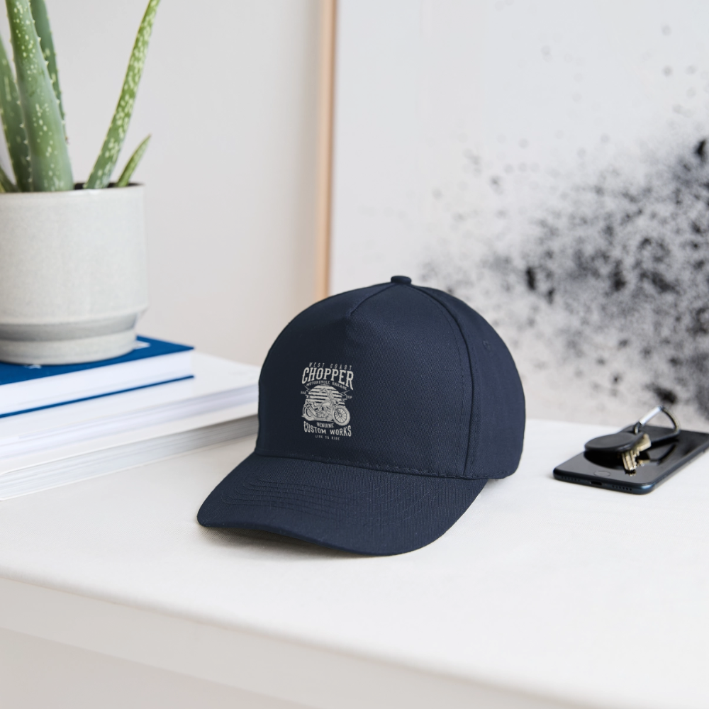 Biologische baseballpet - navy