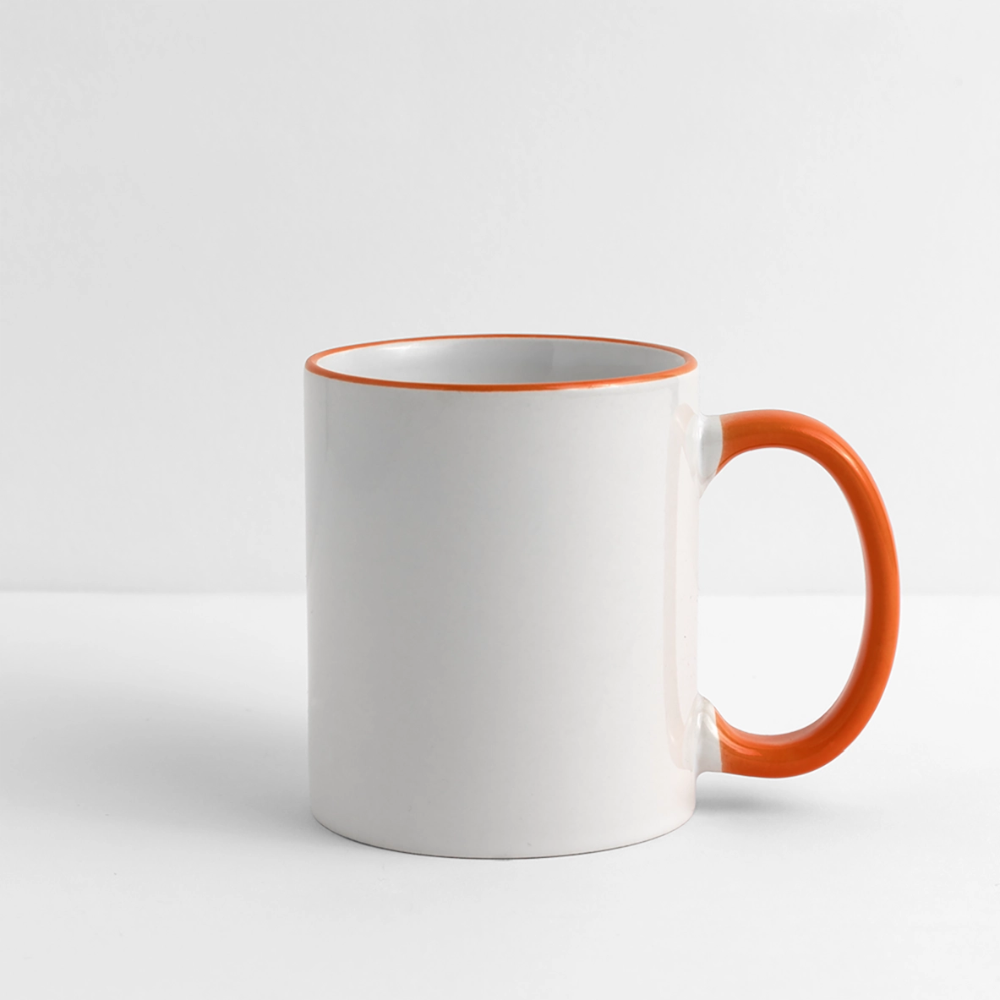 Panoramamok - wit/oranje